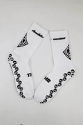 White Colorway TMB Double Vision Whai Grip Socks