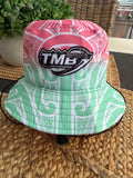 🍉🍋 Kids Watermelon & Lime Mangopare Reversible Bucket Hat