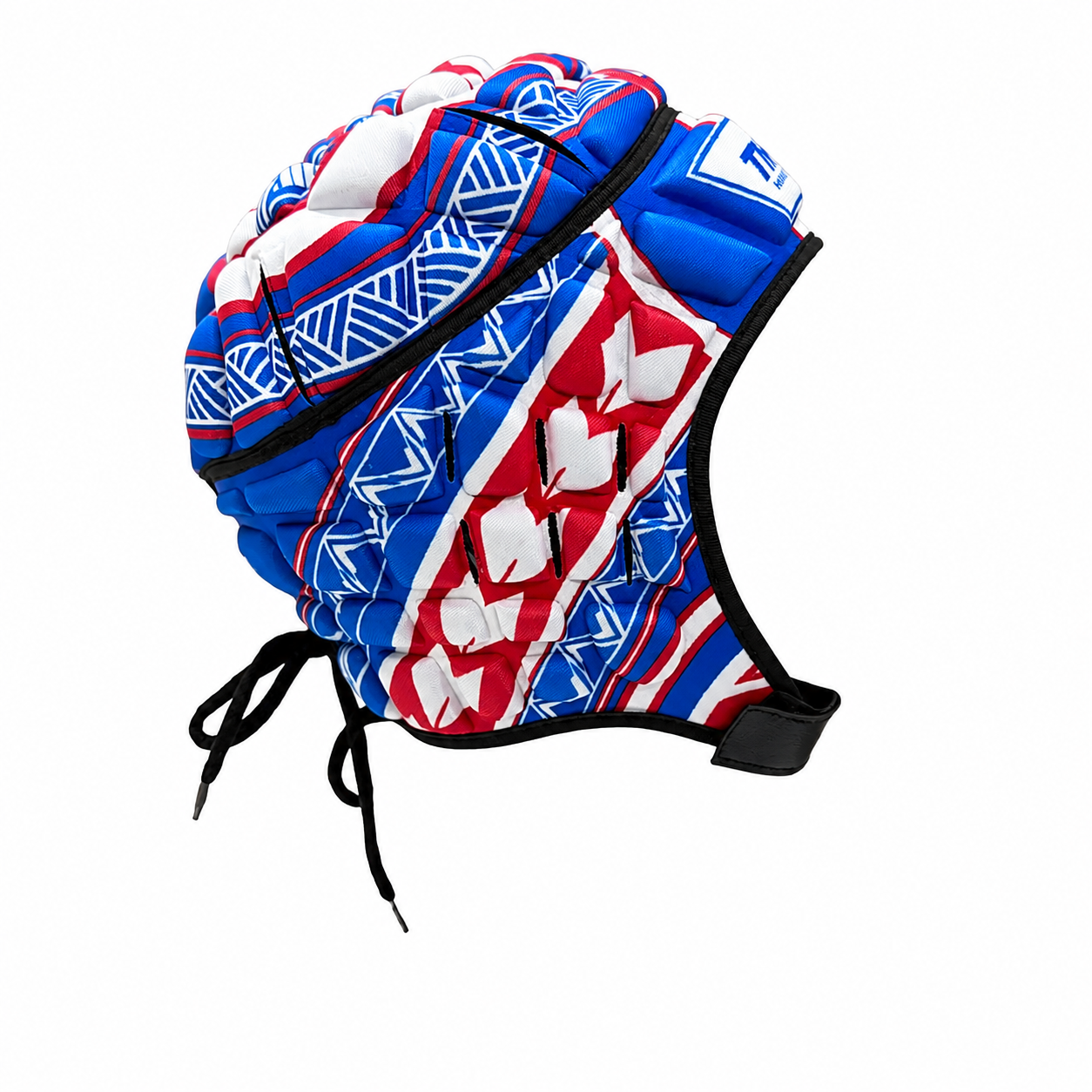 Polynesian Mangopare Head Gear – Blue & Red 🔵🔴⚪️