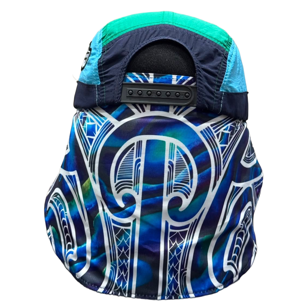 Paua Inspired Pōtae 🔵🟢⚪️