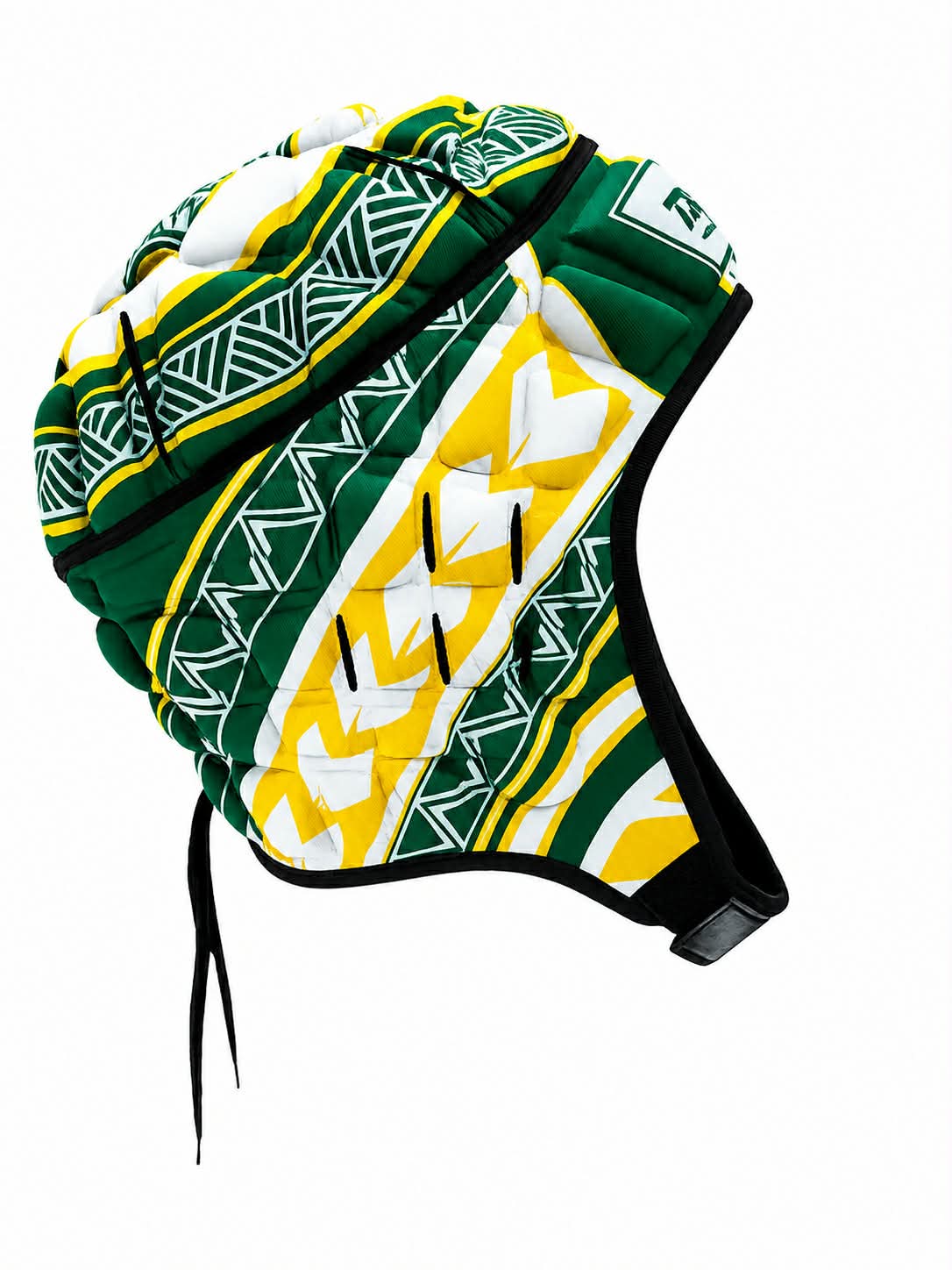 Polynesian Mangopare Head Gear – Green, Yellow & White 🟢🟡⚪️