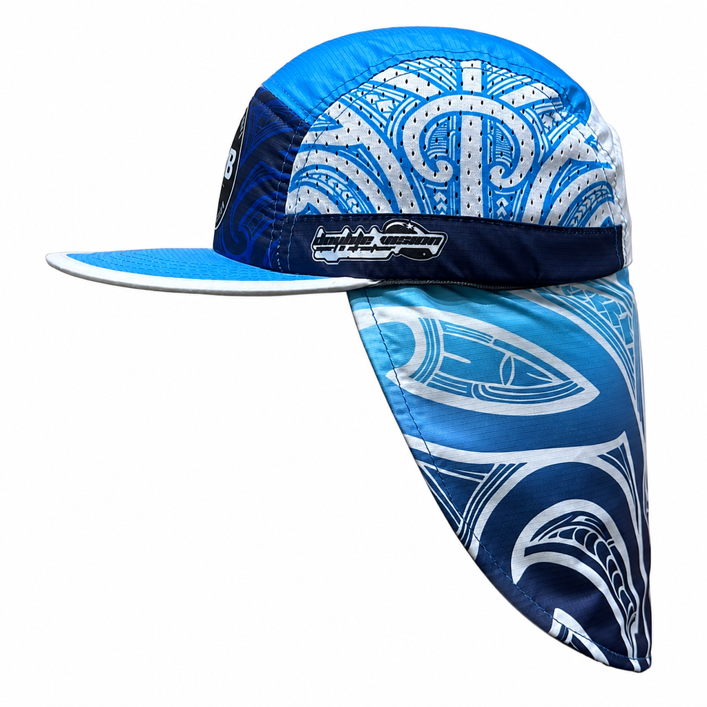 Blue, Sky Blue & White Mangopare Pōtae 🔵⚪️