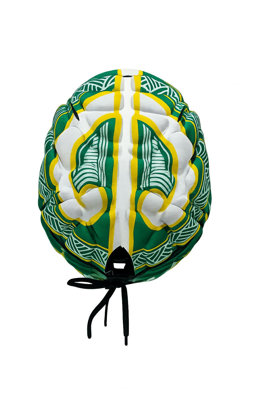 Polynesian Mangopare Head Gear – Green, Yellow & White 🟢🟡⚪️