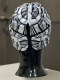 ⚪ Mangopare – Headgear Mā Pango (White/Black)