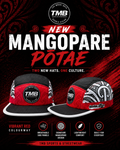 🔴⚫⚪ Red, Black & White Mangopare Pōtae