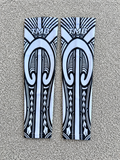 White & Black Arm Sleeves