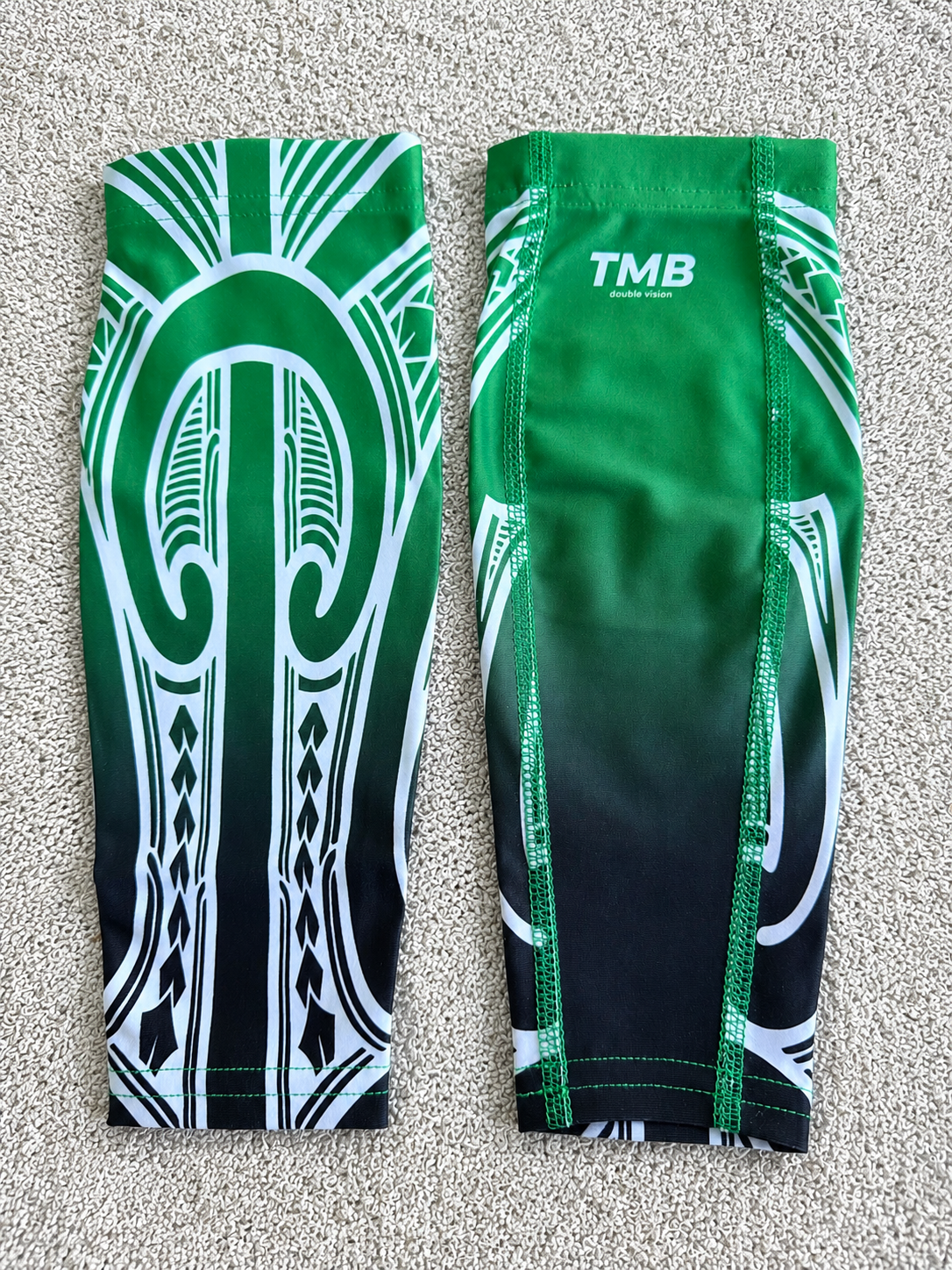 Green, Black & White Calf Skin