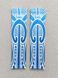Sky Blue, Blue & White Mangopare Arm Sleeves